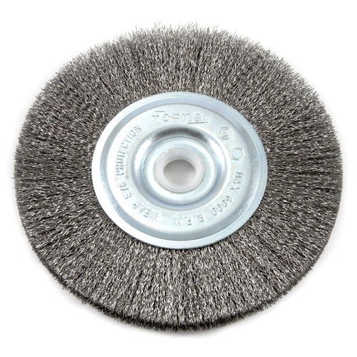 Fine Crimped with 1/2-Inch and 5/8-Inch Arbor 5-Inch-by-.008-Inch Forney 72743 Wire Wheel Brush Fine Crimped with 1/2-Inch and 5/8-Inch Arbor 5-Inch-by-.008-Inch Forney 72743 Wire Wheel Brush